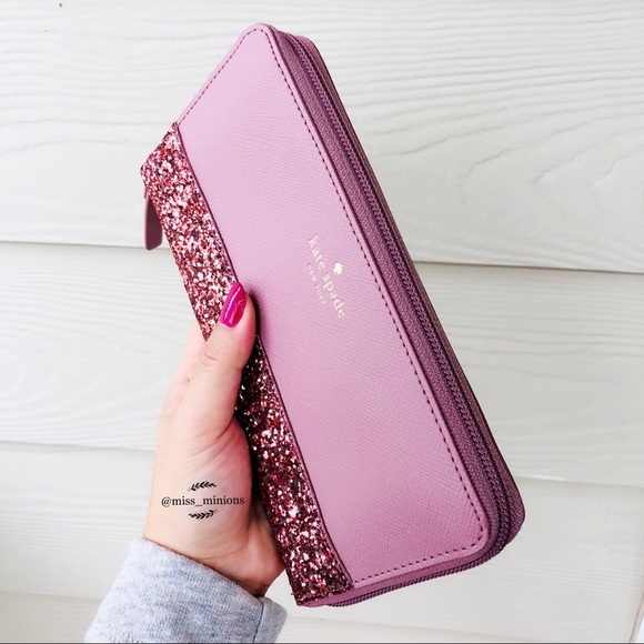 Kate Spade Greta Court Glitter Neda Wallet - Picture 3 of 7